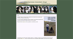 Desktop Screenshot of bernesedogs.com